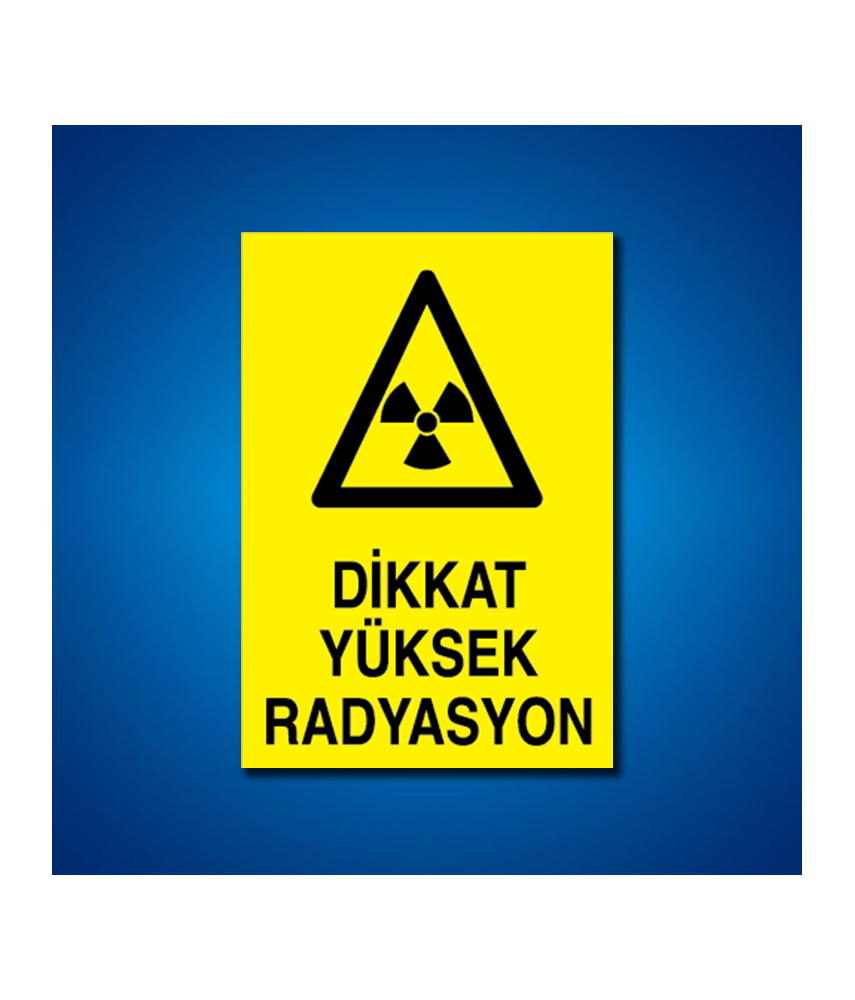 Radyason Lazer Işın İş Güvenliği Etiketleri