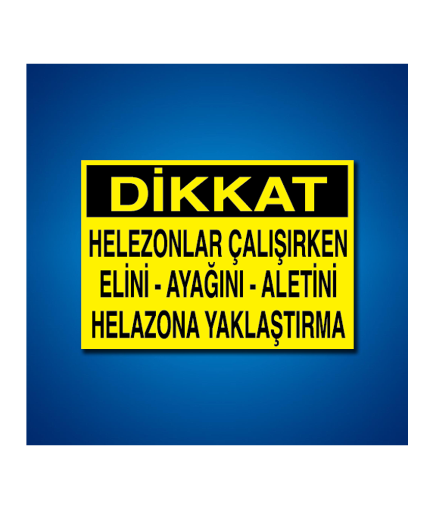 Diğer Makinalar İş Güvenliği Etiketleri