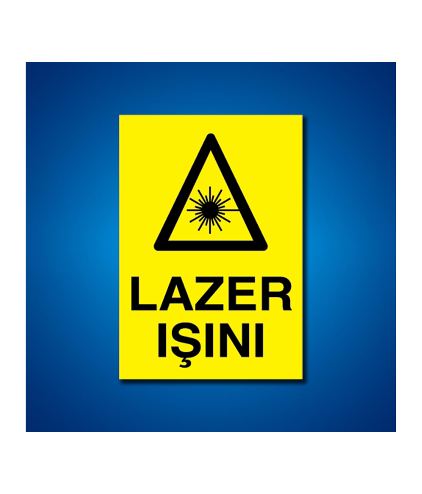Radyason Lazer Işın İş Güvenliği Etiketleri
