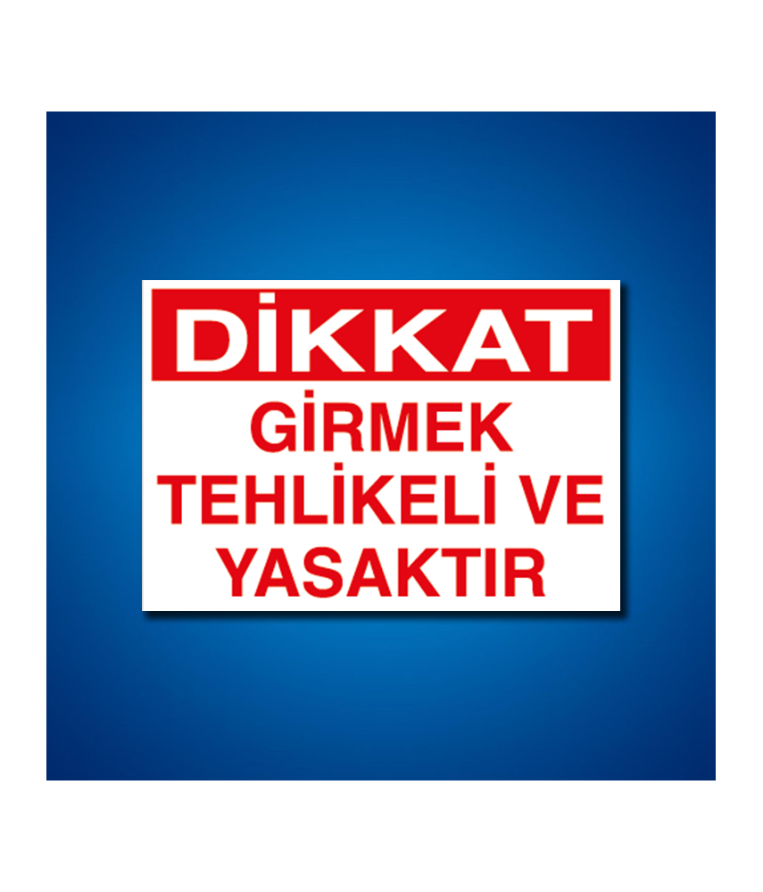 Giriş-Çıkış İş Güvenliği Etiketleri