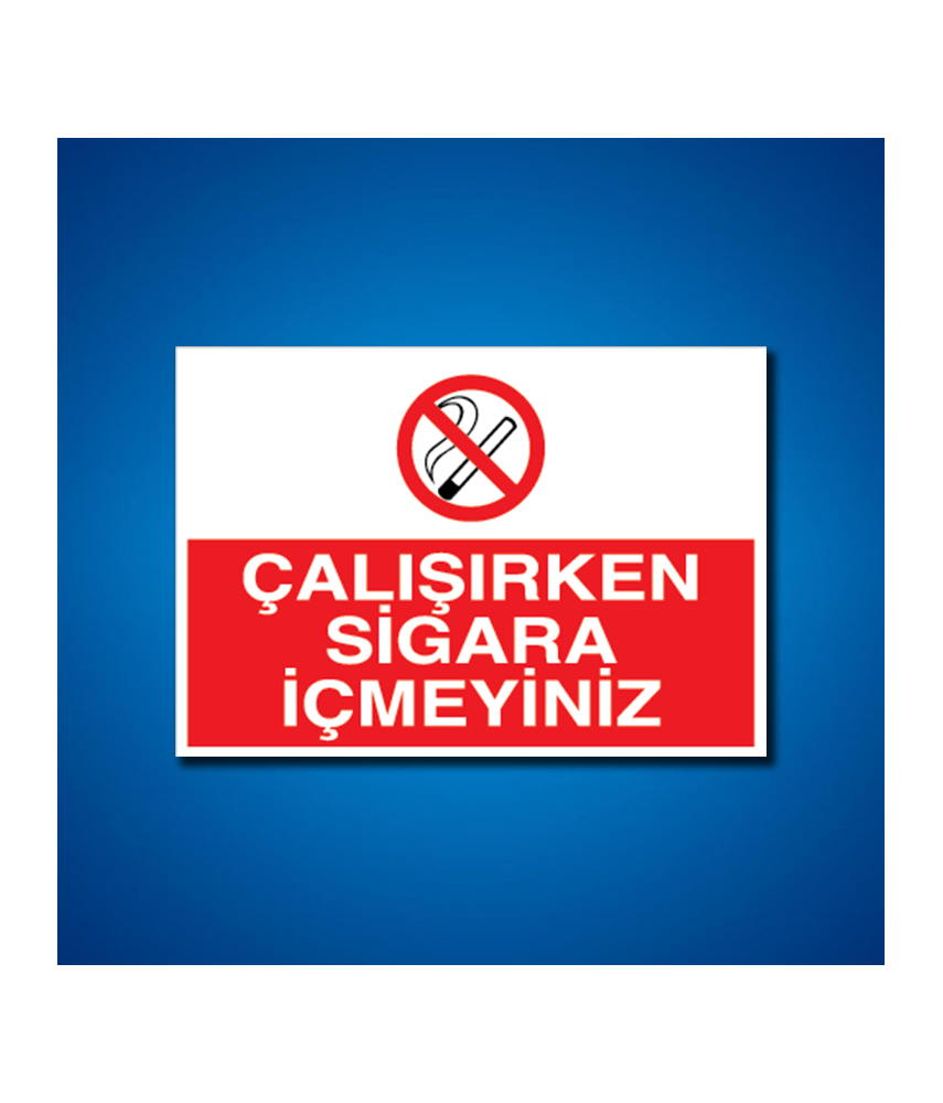 Sigara İş Güvenliği Etiketleri