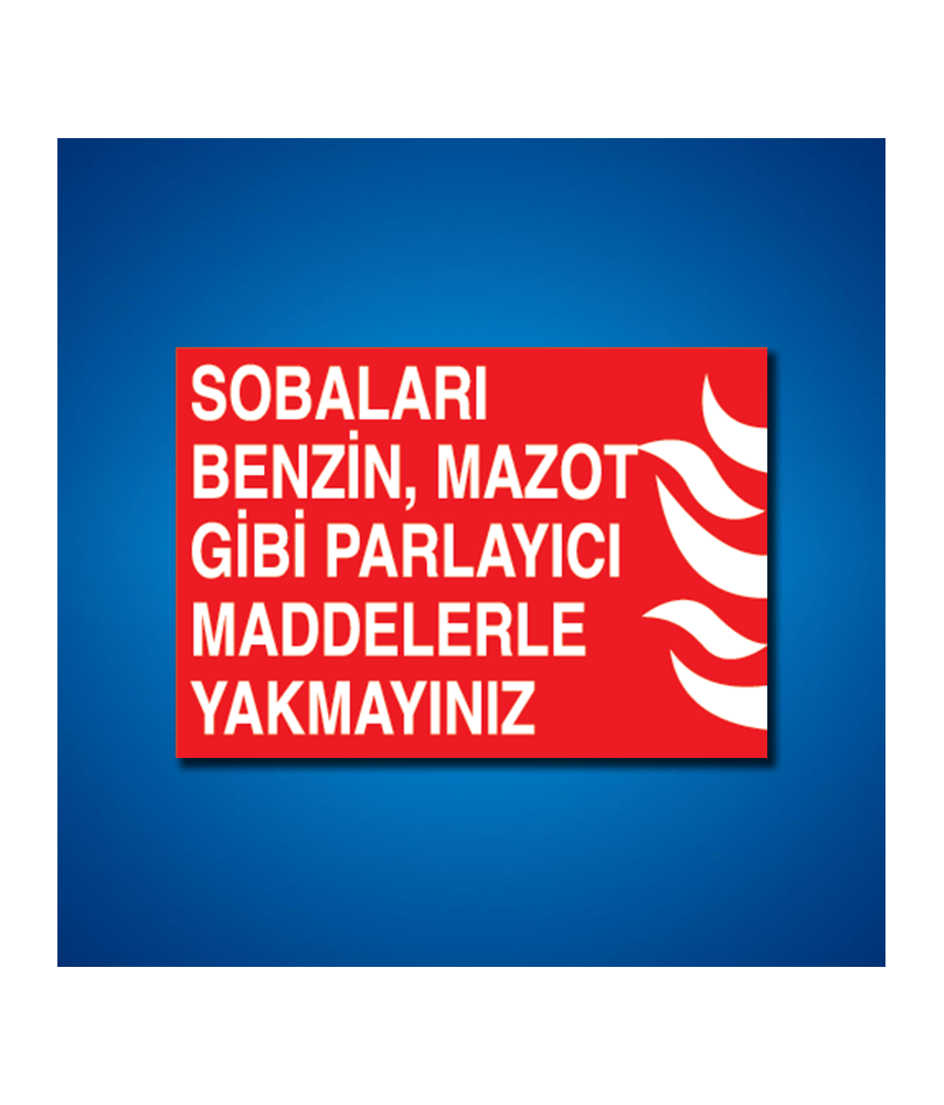 Yangınla Mücadele İş Güvenliği Etiketleri