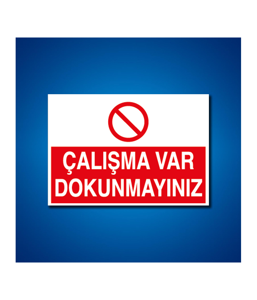 Makine İş Güvenliği Etiketleri