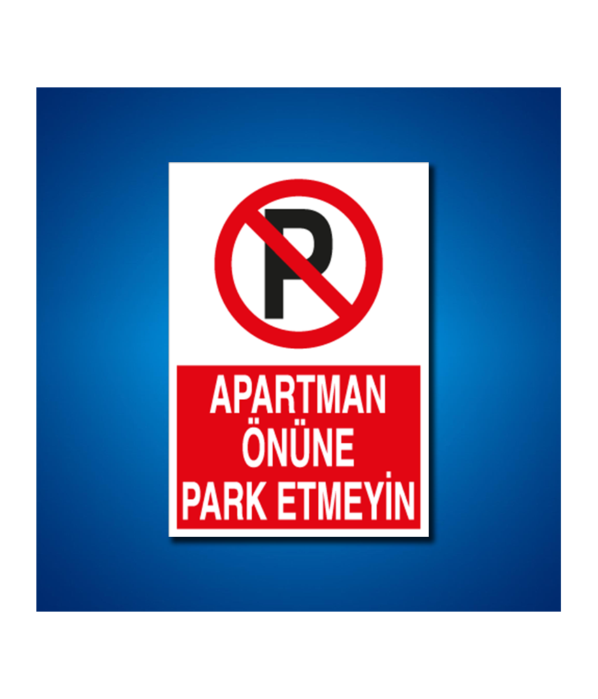 Park İş Güvenliği Etiketleri