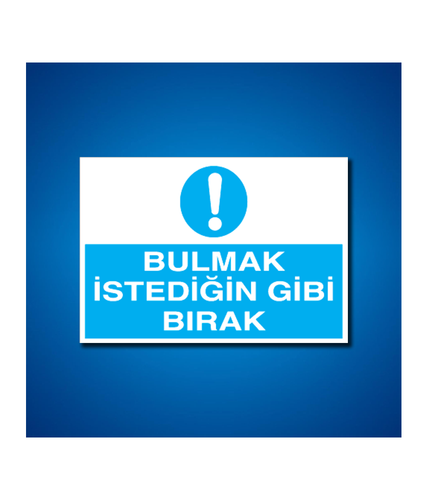 Temizlik-Düzen İş Güvenliği Etiketleri