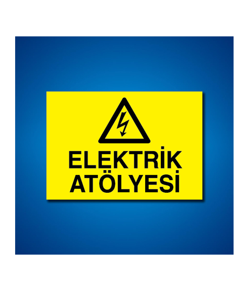 Atölye İş Güvenliği Etiketleri