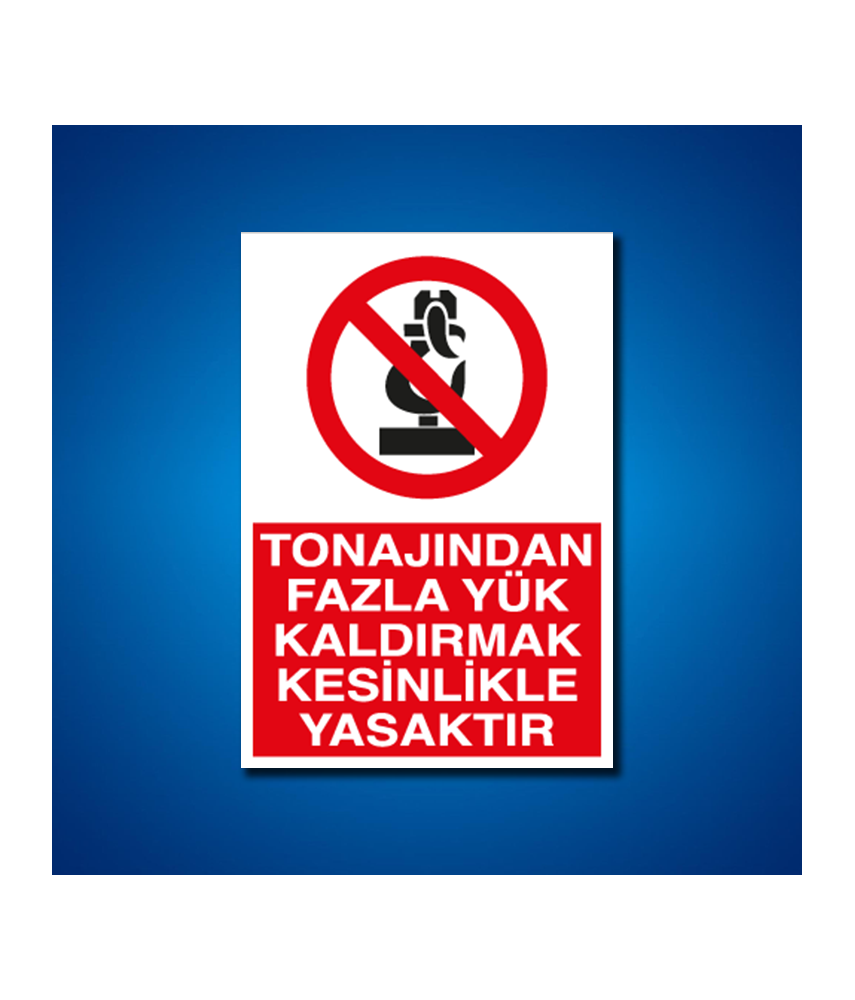 Yük İş Güvenliği Etiketleri