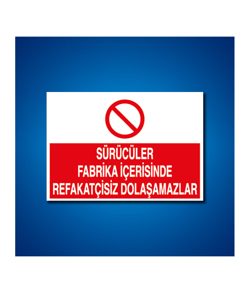 Şoför Araç Kantar Yaya İş Güvenliği Etiketleri