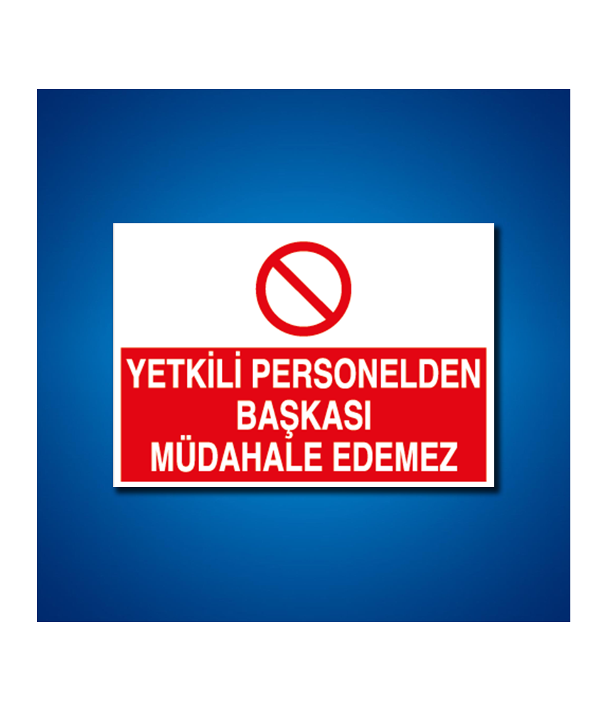 Makine İş Güvenliği Etiketleri