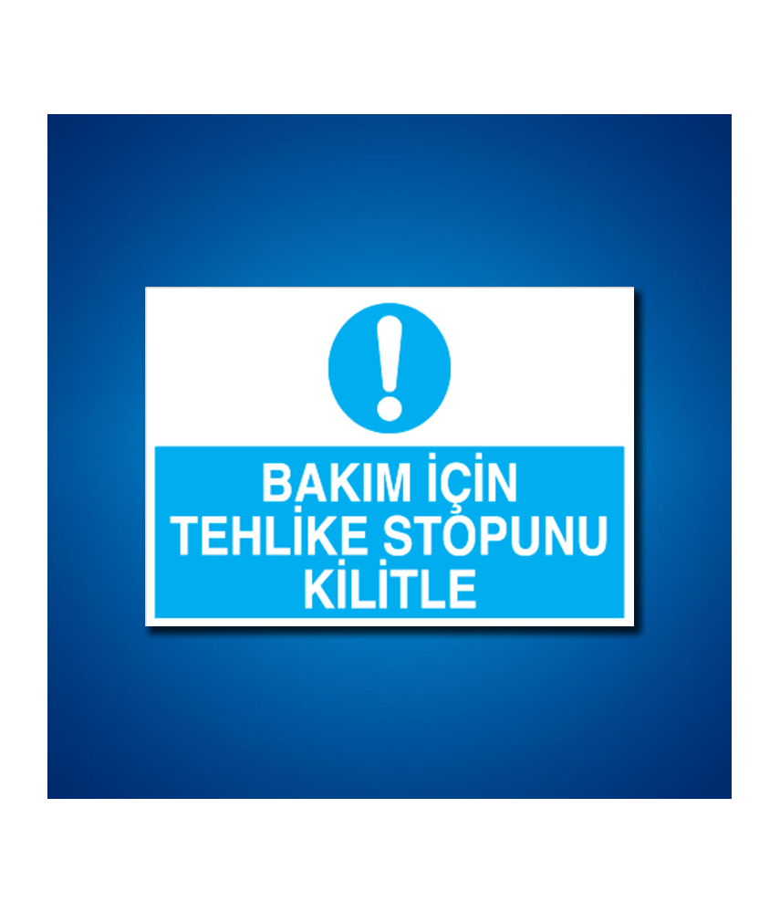 Şalter İş Güvenliği Etiketleri