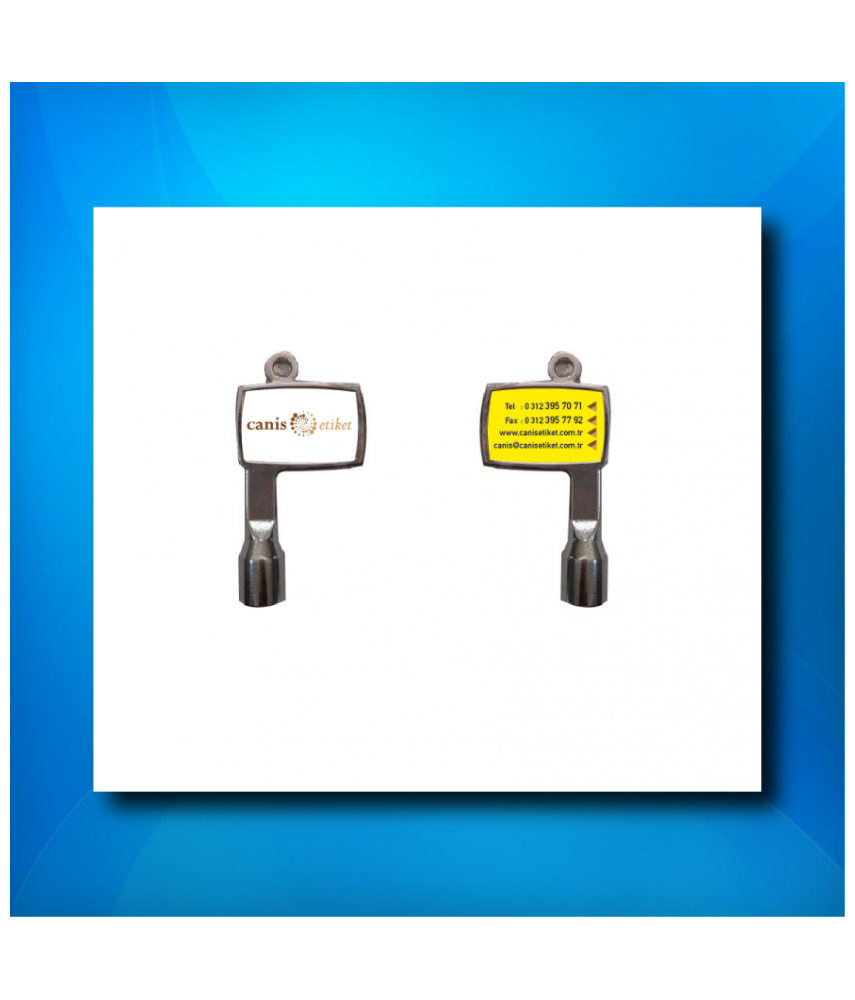 Asansör Anahtarı İçin Etiket