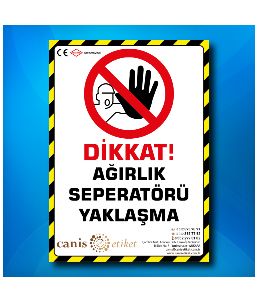 Asansör Risk Analizi Etiketi