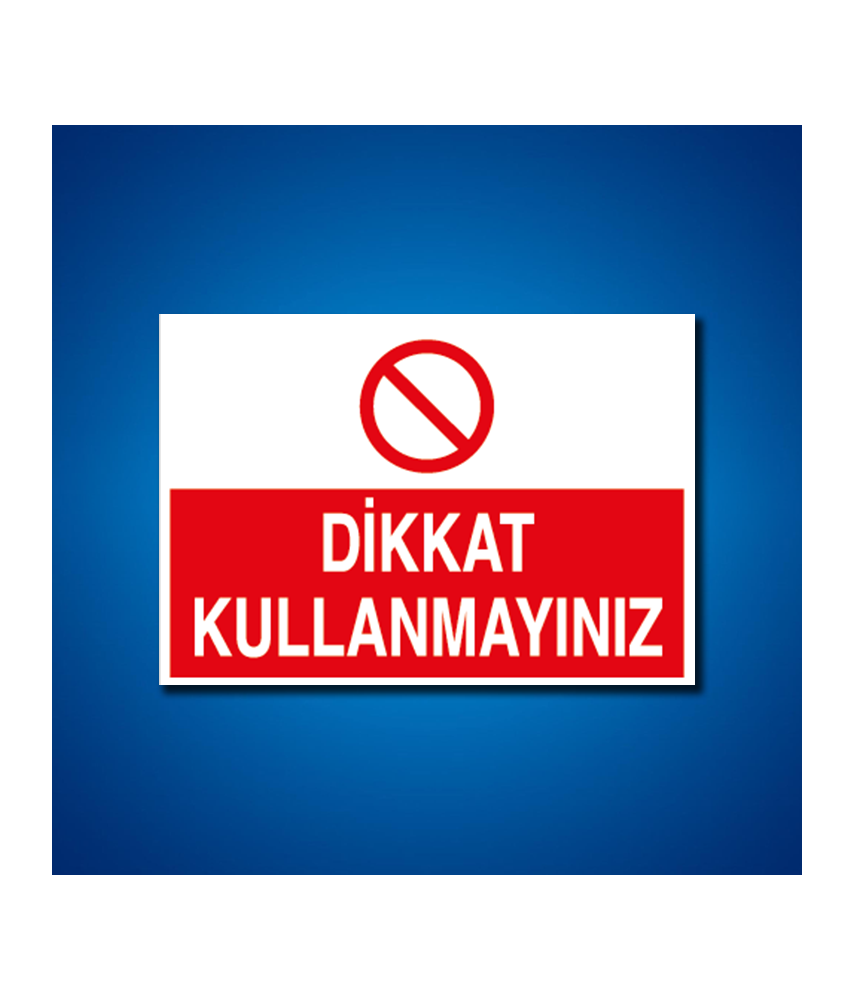 Makine İş Güvenliği Etiketleri