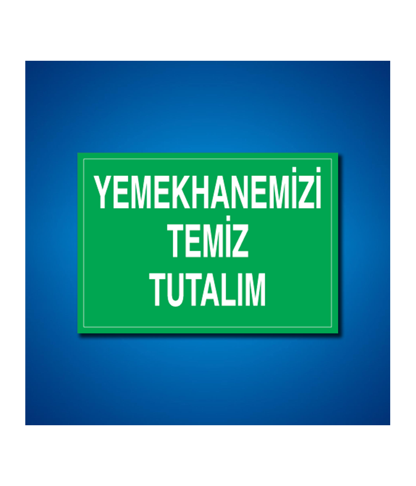 Temizlik-Düzen İş Güvenliği Etiketleri