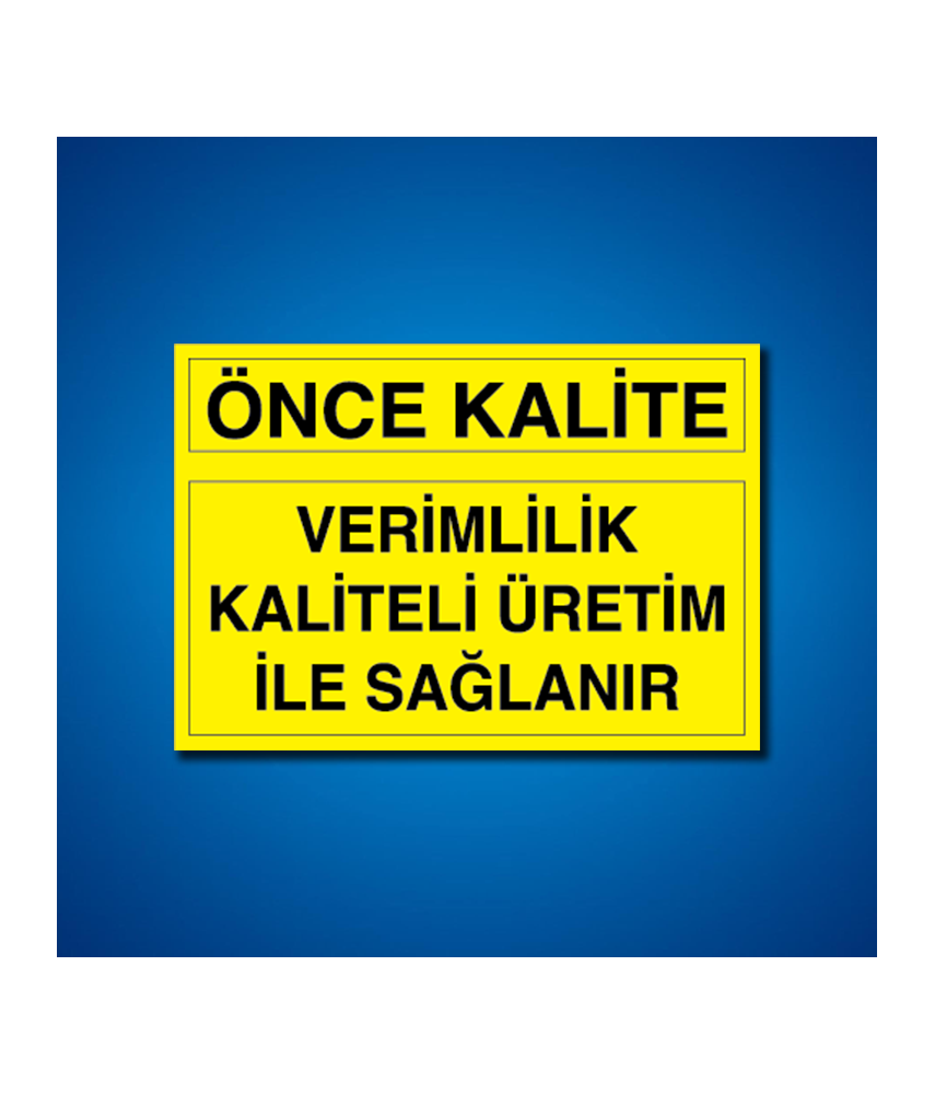 Kalite İş Güvenliği Etiketleri