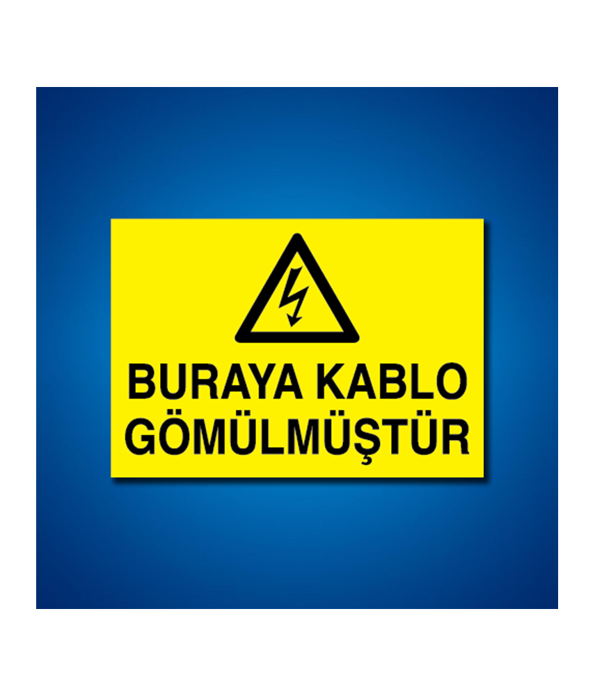 Kablo İş Güvenliği Etiketleri