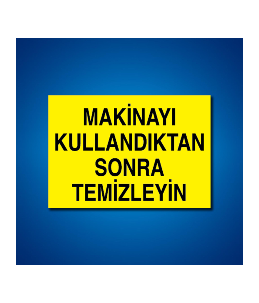 Bakım Arıza Ayar Ve Yağlama Etiketleri