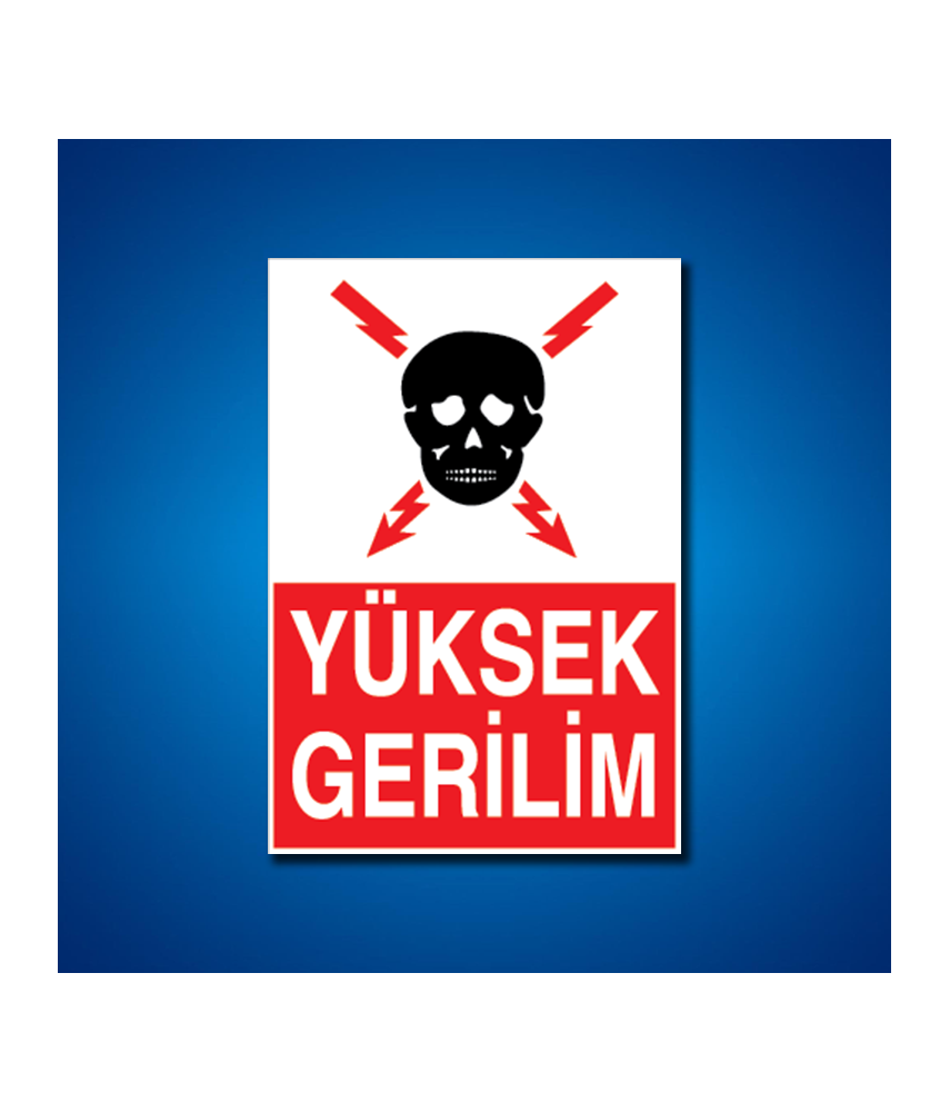 Elektrik İş Güvenliği Etiketleri