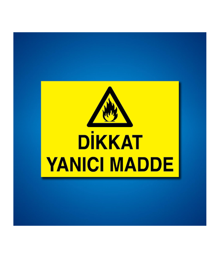 Yanıcı-parlayıcı İş Güveniği Etiketleri