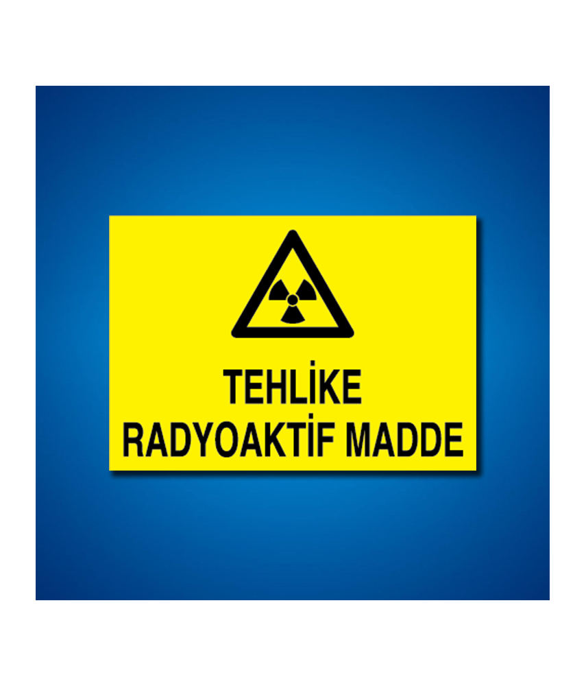 Radyason Lazer Işın İş Güvenliği Etiketleri