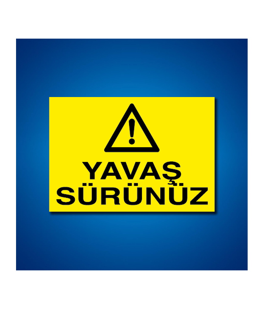 Şoför Araç Kantar Yaya İş Güvenliği Etiketleri