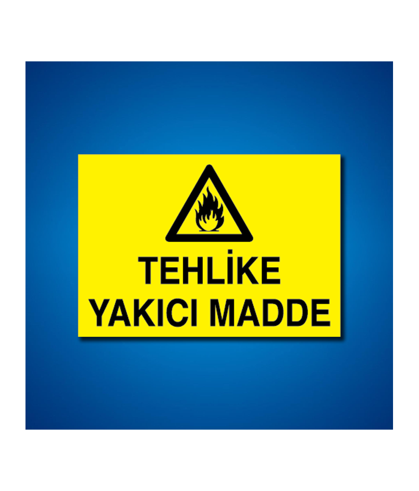 Yanıcı-parlayıcı İş Güveniği Etiketleri