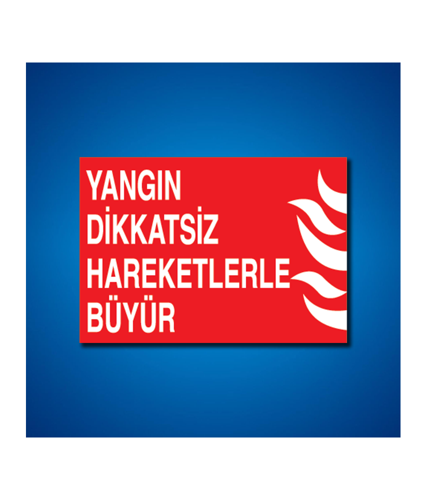 Yangınla Mücadele İş Güvenliği Etiketleri