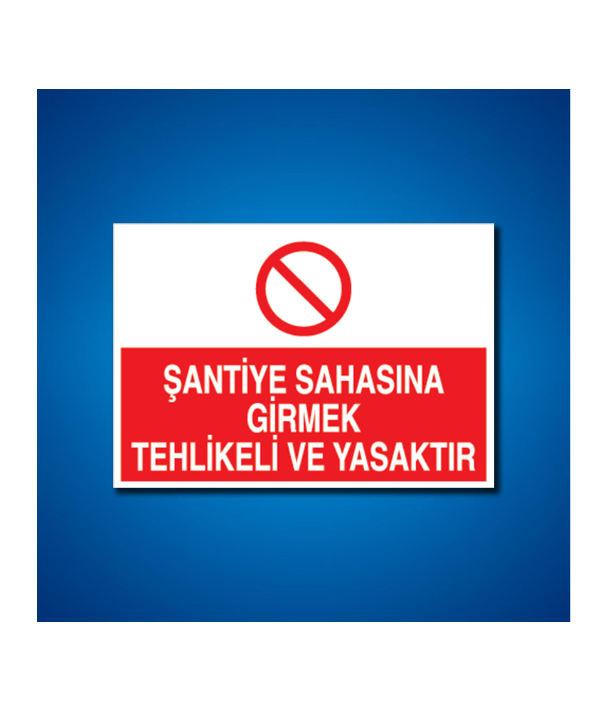 Şantiye İş Güvenliği Etiketleri