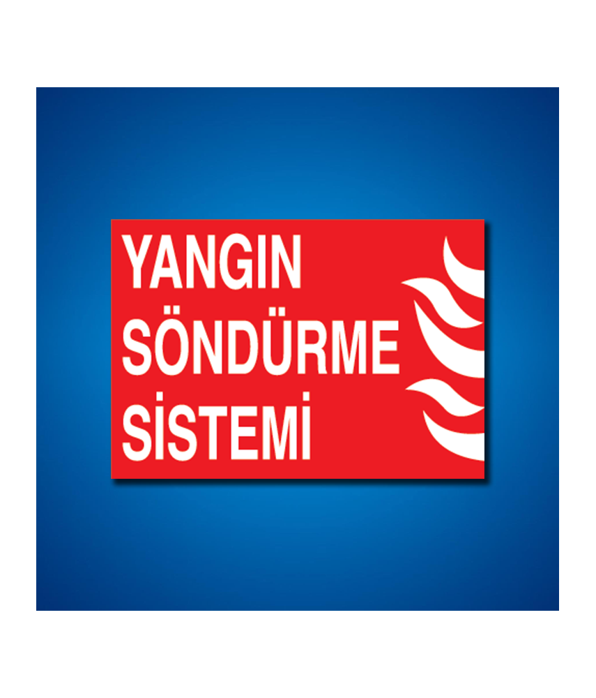 Yangınla Mücadele İş Güvenliği Etiketleri