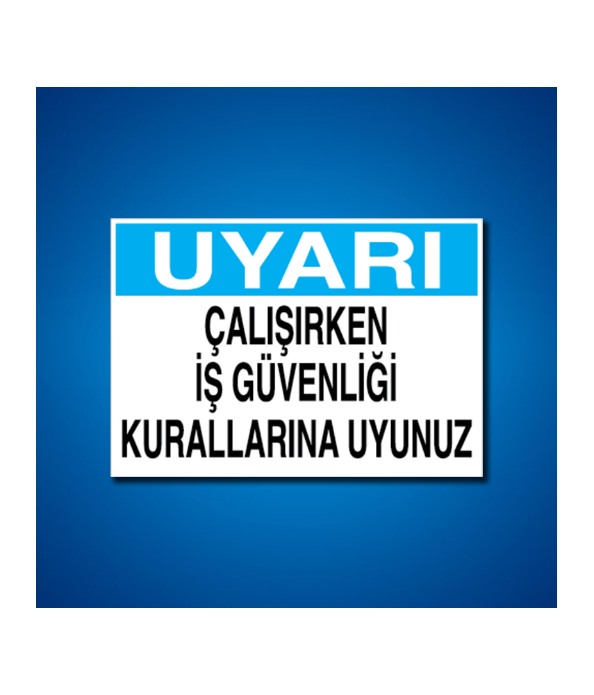 İş Güvenliği Etiketleri