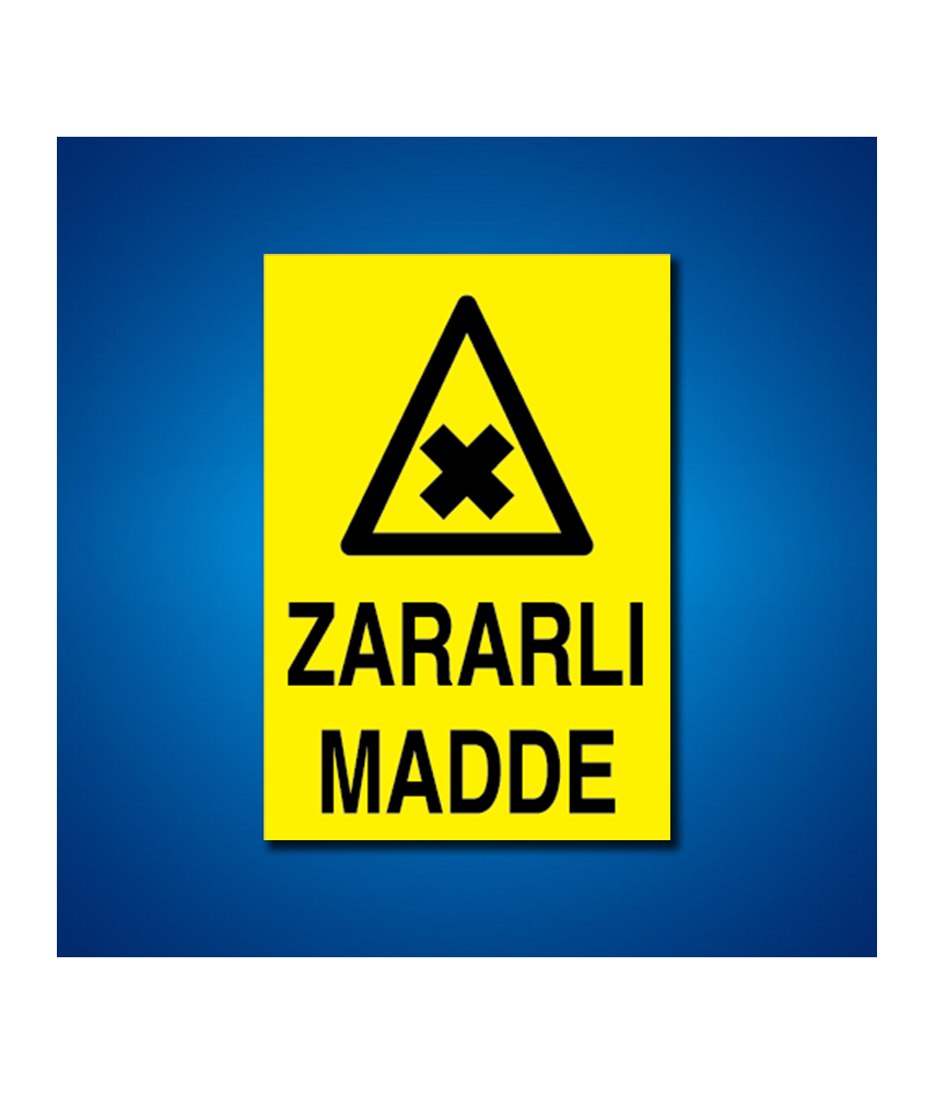 Tehlileli Madde-Ortam İş Güvenliği Etiketleri