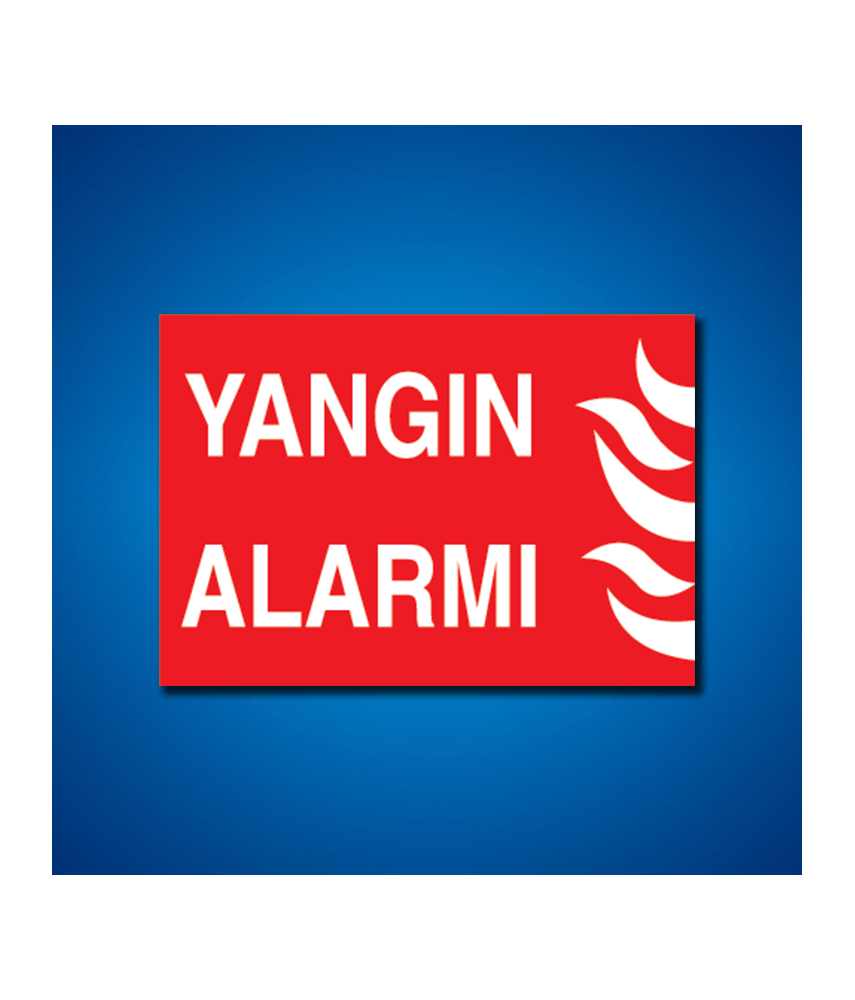 Yangınla Mücadele İş Güvenliği Etiketleri