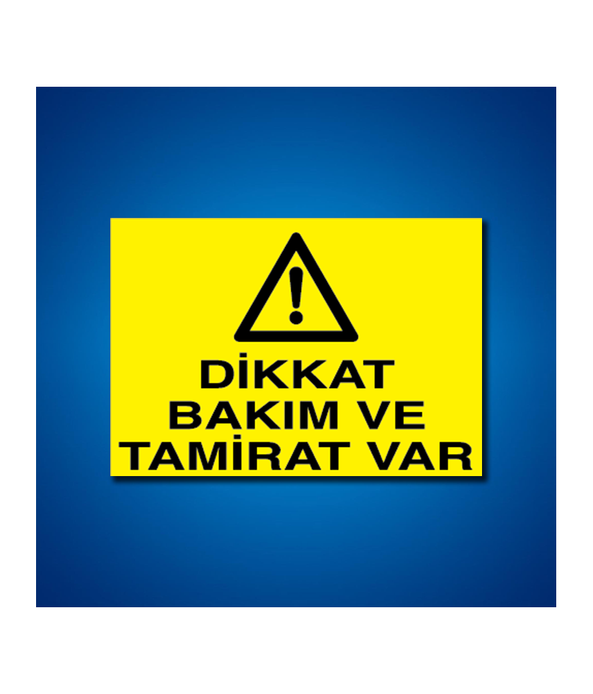 Bakım Arıza Ayar Ve Yağlama Etiketleri