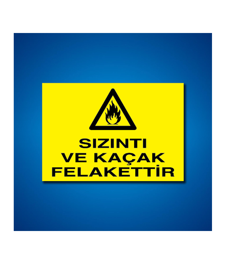 Doğal Gaz İş Güvenliği Etiketleri