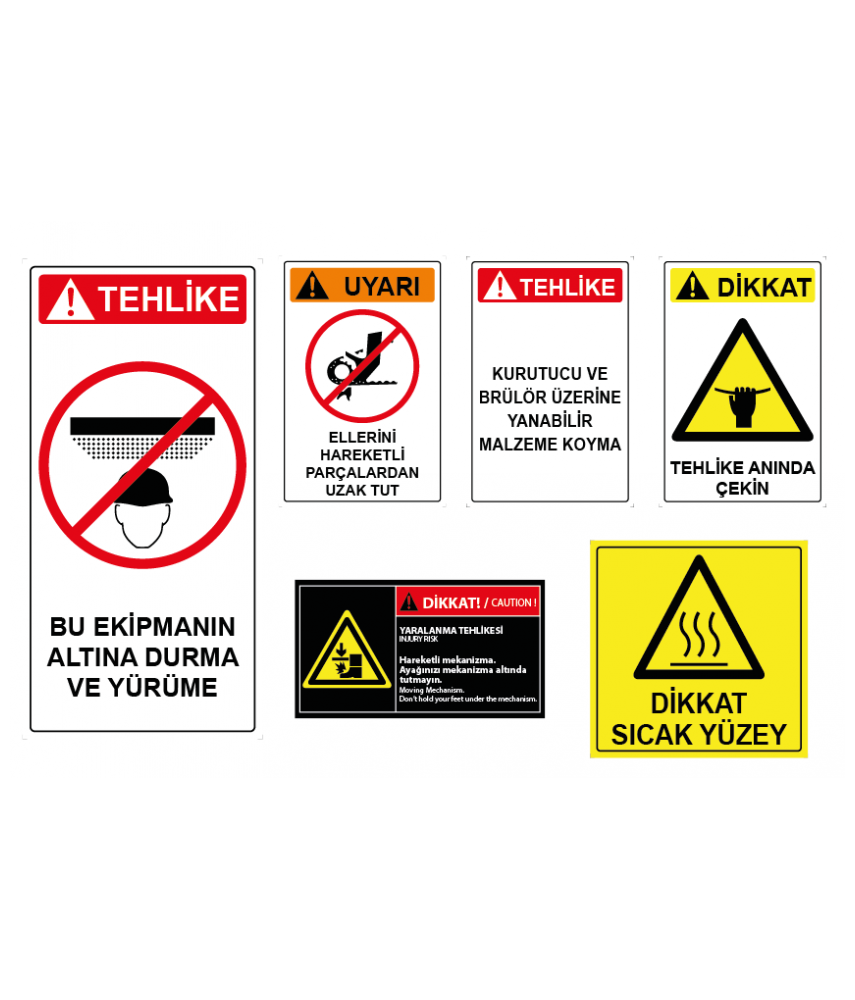 Uyarı Ve Güvenlik Etiketleri