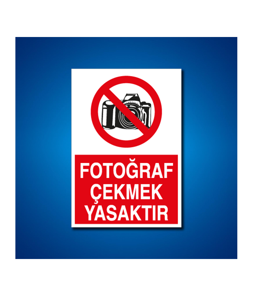 Cep Telefonu Ve Kamera İş Güvenliği Etiketi