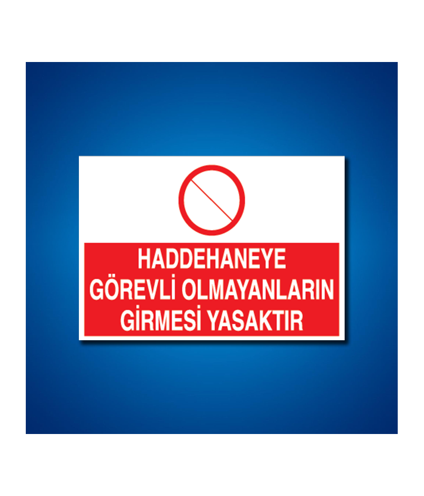 Ocak-Haddehane-Döküm İş Güvenliği Etiketleri