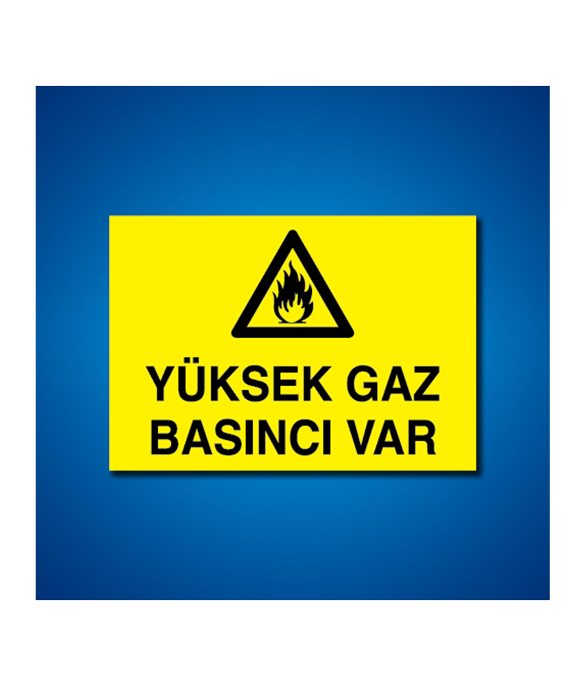Doğal Gaz İş Güvenliği Etiketleri