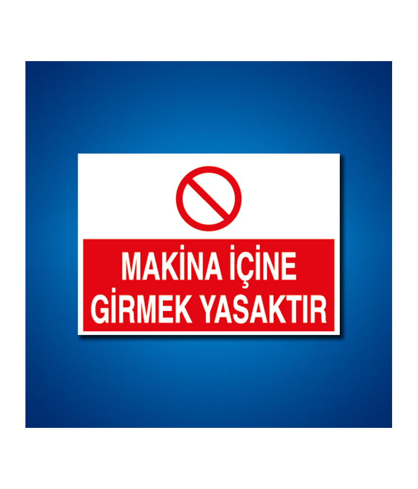 Makine İş Güvenliği Etiketleri