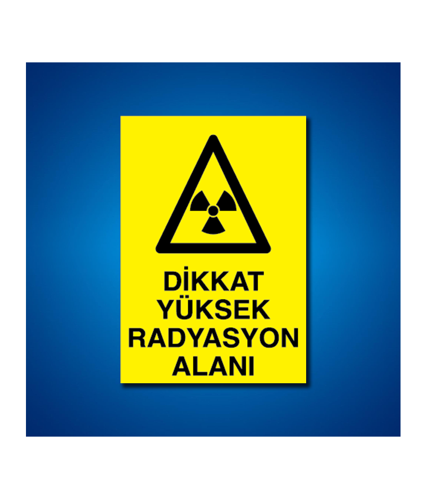 Radyason Lazer Işın İş Güvenliği Etiketleri