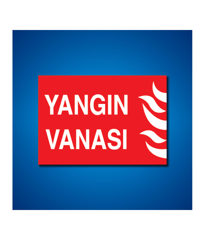 Yangınla Mücadele İş Güvenliği Etiketleri