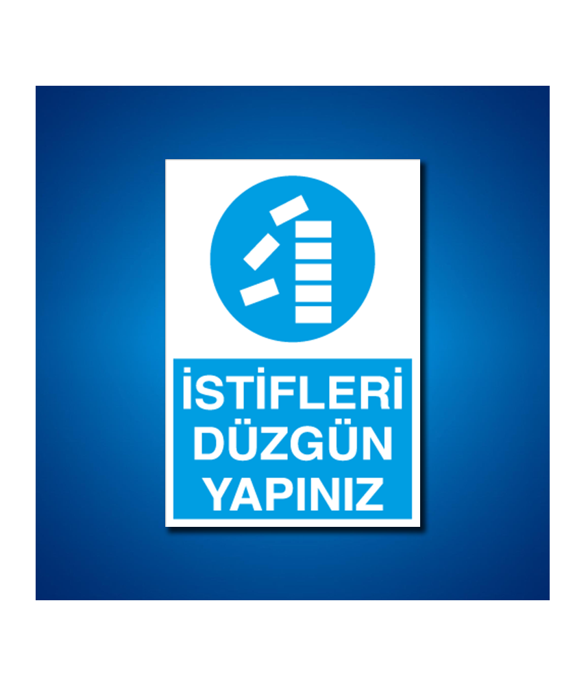 İstif-Raf-Depo İş Güvenliği Etiketleri