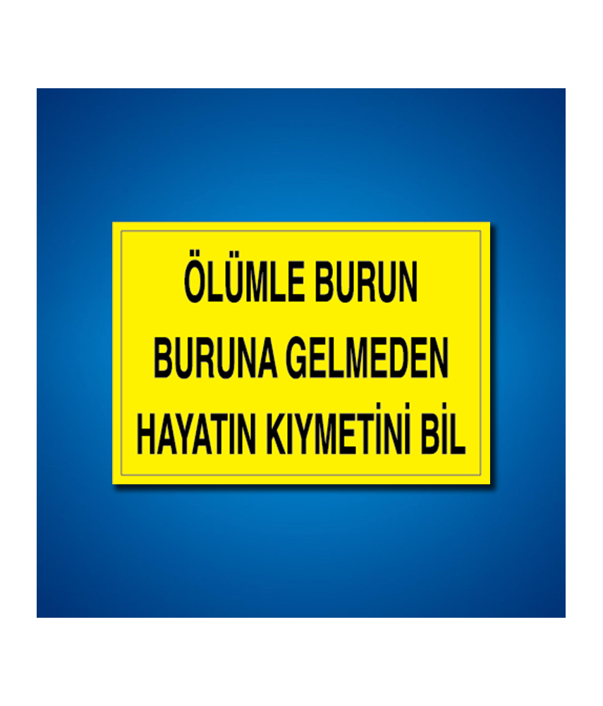 İş Kazası İş Güvenliği Etiketleri