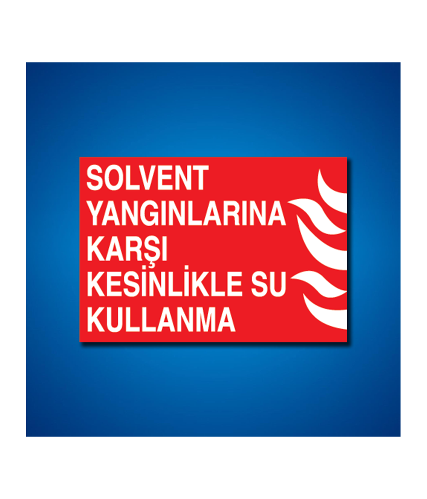 Yangınla Mücadele İş Güvenliği Etiketleri