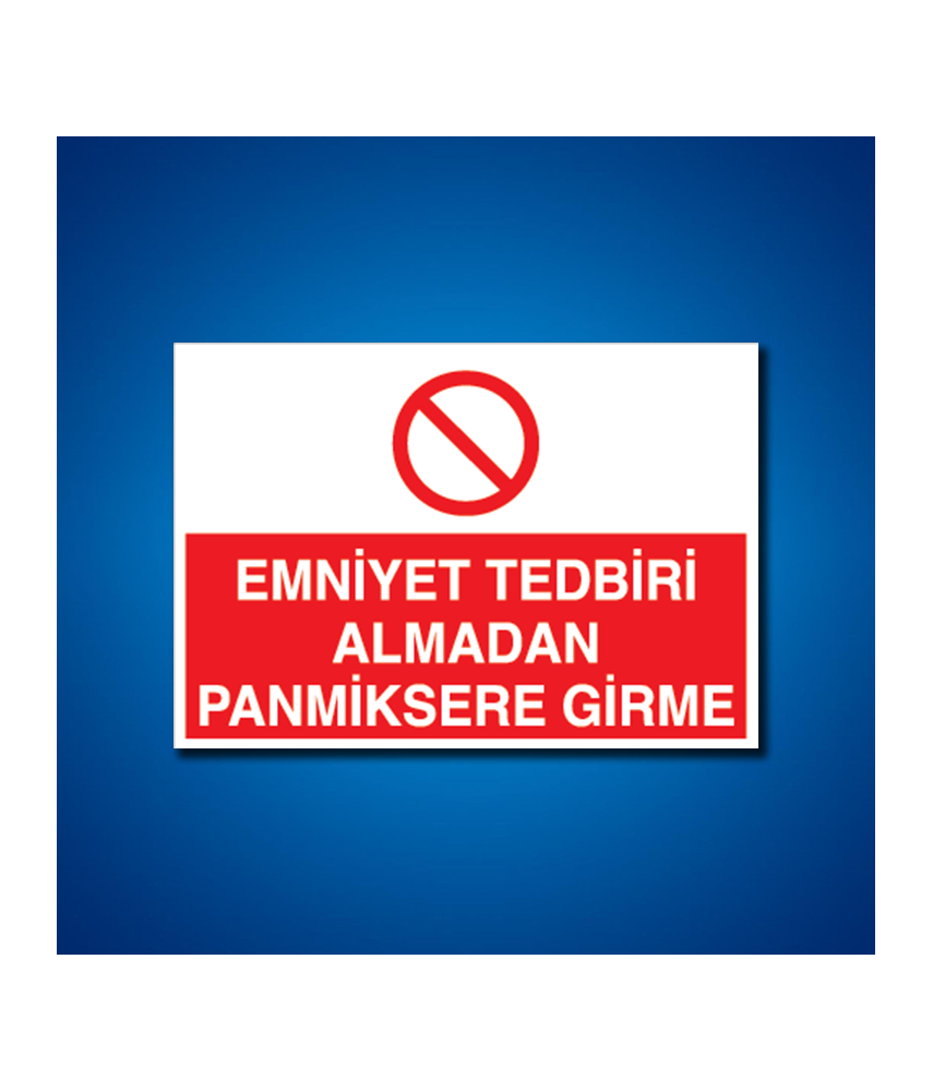 Diğer Makinalar İş Güvenliği Etiketleri