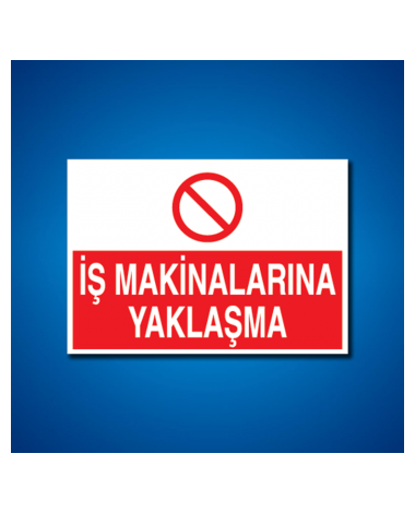 İş Makinesi İş Güvenliği Etiketleri