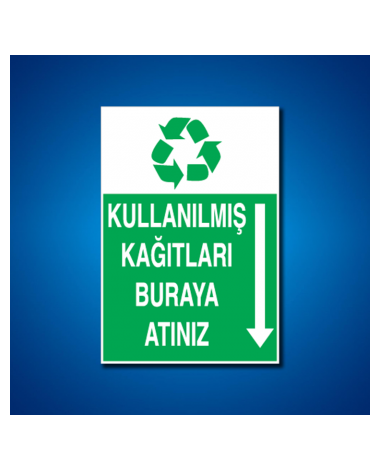 Atıklar İş Güvenliği Etiketleri