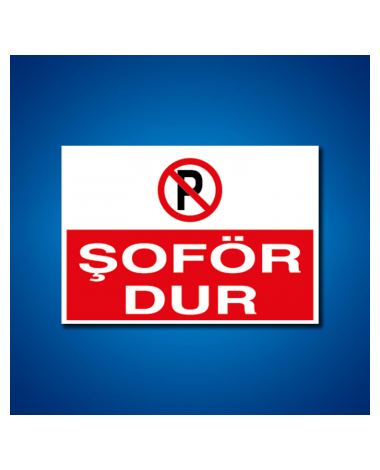 Şoför Araç Kantar Yaya İş Güvenliği Etiketleri