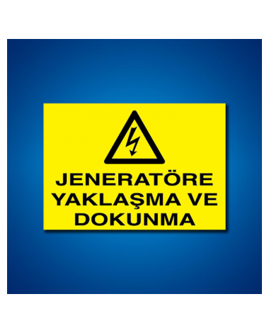 Jeneratör İş Güvenliği Etiketleri