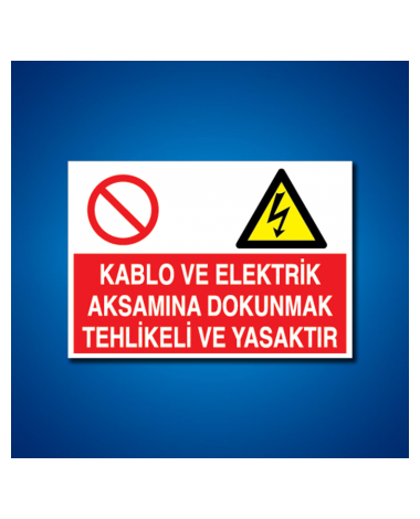 Kablo İş Güvenliği Etiketleri